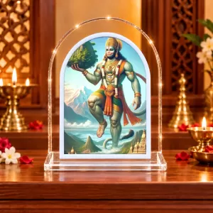 Hanuman L Shape Acrylic Showpiece 3 X 3.5 Inch For Home, Office And Car (F177041) Hanuman L Shape Acrylic Showpiece 3 X 3.5 Inch For Home, Office And Car (F177041)