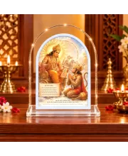 Lord Ram L Shape Acrylic Showpiece 3 X 3.5 Inch For Home, Office And Car (F177042)