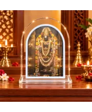 Lord Venkateswara L Shape Acrylic Showpiece 3 X 3.5 Inch For Home, Office And Car (F177044)