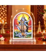 Goddess Kali L Shape Acrylic Showpiece 3 X 3.5 Inch For Home, Office And Car (F177050)