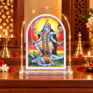 Goddess Kali L Shape Acrylic Showpiece 3 X 3.5 Inch For Home, Office And Car (F177050) Goddess Kali L Shape Acrylic Showpiece 3 X 3.5 Inch For Home, Office And Car (F177050)