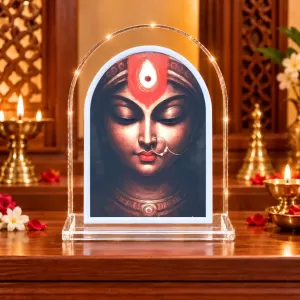 Durga Maa L Shape Acrylic Showpiece 3 X 3.5 Inch For Home, Office And Car (F177051) Durga Maa L Shape Acrylic Showpiece 3 X 3.5 Inch For Home, Office And Car (F177051)