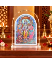 Ram Darbar L Shape Acrylic Showpiece 3 X 3.5 Inch For Home, Office And Car (F177054)