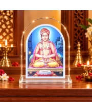 Saint Dnyaneshwar Marathi  L Shape Acrylic Showpiece 3 X 3.5 Inch For Home, Office And Car (F177059)