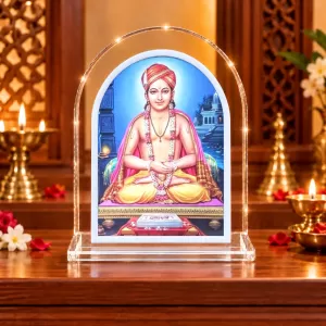 Saint Dnyaneshwar Marathi L Shape Acrylic Showpiece 3 X 3.5 Inch For Home, Office And Car (F177059) Saint Dnyaneshwar Marathi L Shape Acrylic Showpiece 3 X 3.5 Inch For Home, Office And Car (F177059)