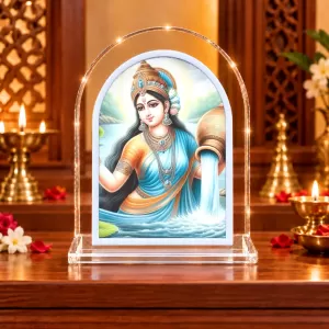 Ganga Maa L Shape Acrylic Showpiece 3 X 3.5 Inch For Home, Office And Car (F177062) Ganga Maa L Shape Acrylic Showpiece 3 X 3.5 Inch For Home, Office And Car (F177062)