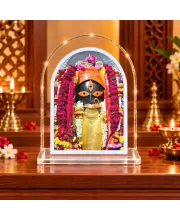 Kalighat Kaali L Shape Acrylic Showpiece 3 X 3.5 Inch For Home, Office And Car (F177064)