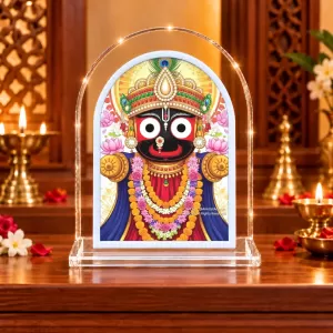 Lord Jagannath L Shape Acrylic Showpiece 3 X 3.5 Inch For Home, Office And Car (F177068) Lord Jagannath L Shape Acrylic Showpiece 3 X 3.5 Inch For Home, Office And Car (F177068)