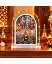 Lord Ram L Shape Acrylic Showpiece 3 X 3.5 Inch For Home, Office And Car (F177071)