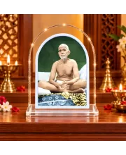 Ramana Maharshi L Shape Acrylic Showpiece 3 X 3.5 Inch For Home, Office And Car (F177084)