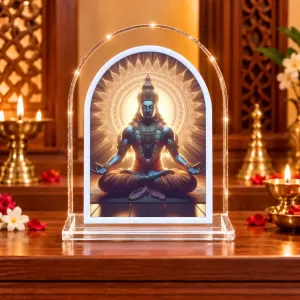 Lord Shiva L Shape Acrylic Showpiece 3 X 3.5 Inch For Home, Office And Car (F177087) Lord Shiva L Shape Acrylic Showpiece 3 X 3.5 Inch For Home, Office And Car (F177087)