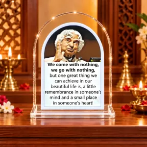 A P J Abdul Kalam L Shape Acrylic Showpiece 3 X 3.5 Inch For Home, Office And Car (F177089) A P J Abdul Kalam L Shape Acrylic Showpiece 3 X 3.5 Inch For Home, Office And Car (F177089)