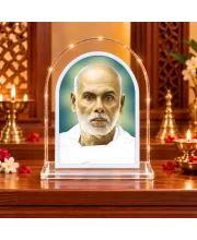 Narayana Guru L Shape Acrylic Showpiece 3 X 3.5 Inch For Home, Office And Car (F177101)