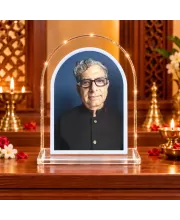 Deepak Chopra L Shape Acrylic Showpiece 3 X 3.5 Inch For Home, Office And Car (F177104)