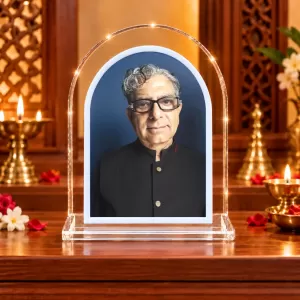 Deepak Chopra L Shape Acrylic Showpiece 3 X 3.5 Inch For Home, Office And Car (F177104) Deepak Chopra L Shape Acrylic Showpiece 3 X 3.5 Inch For Home, Office And Car (F177104)