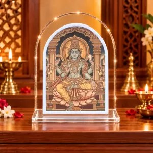 Visnu Vagwan L Shape Acrylic Showpiece 3 X 3.5 Inch For Home, Office And Car (F177111) Visnu Vagwan L Shape Acrylic Showpiece 3 X 3.5 Inch For Home, Office And Car (F177111)