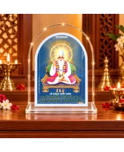 Sant Kabir Das L Shape Acrylic Showpiece 3 X 3.5 Inch For Home, Office And Car (F177115)