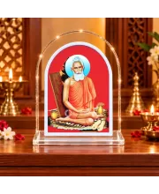 Baba Loknath L Shape Acrylic Showpiece 3 X 3.5 Inch For Home, Office And Car (F177121)