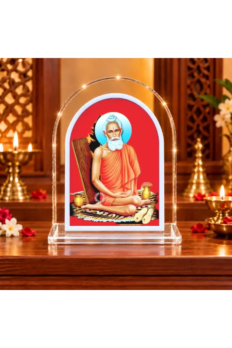 Baba Loknath L Shape Acrylic Showpiece 3 X 3.5 Inch For Home, Office And Car (F177121)