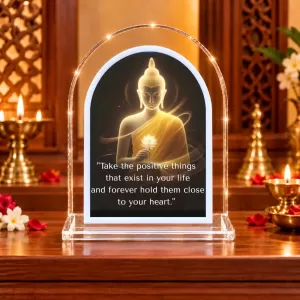 Buddha L Shape Acrylic Showpiece 3 X 3.5 Inch For Home, Office And Car (F177124) Buddha L Shape Acrylic Showpiece 3 X 3.5 Inch For Home, Office And Car (F177124)