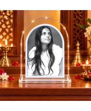 Anandamayi Maa L Shape Acrylic Showpiece 3 X 3.5 Inch For Home, Office And Car (F177126)