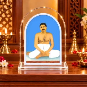 Shree Shree Thakur Anukul L Shape Acrylic Showpiece 3 X 3.5 Inch For Home, Office And Car (F177138) Shree Shree Thakur Anukul L Shape Acrylic Showpiece 3 X 3.5 Inch For Home, Office And Car (F177138)