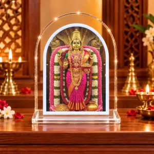 Maha Lakshmi L Shape Acrylic Showpiece 3 X 3.5 Inch For Home, Office And Car (F177143) Maha Lakshmi L Shape Acrylic Showpiece 3 X 3.5 Inch For Home, Office And Car (F177143)