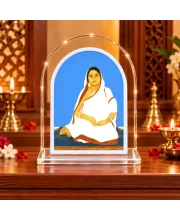 Bara Ma L Shape Acrylic Showpiece 3 X 3.5 Inch For Home, Office And Car (F177147)