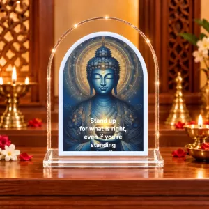 Buddha L Shape Acrylic Showpiece 3 X 3.5 Inch For Home, Office And Car (F177156) Buddha L Shape Acrylic Showpiece 3 X 3.5 Inch For Home, Office And Car (F177156)