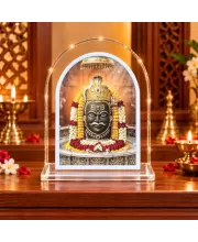 Lord Shiva L Shape Acrylic Showpiece 3 X 3.5 Inch For Home, Office And Car (F177166)