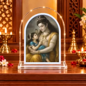 Maa Durga L Shape Acrylic Showpiece 3 X 3.5 Inch For Home, Office And Car (F177167) Maa Durga L Shape Acrylic Showpiece 3 X 3.5 Inch For Home, Office And Car (F177167)