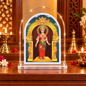 Devi Kanyakumari L Shape Acrylic Showpiece 3 X 3.5 Inch For Home, Office And Car (F177172) Devi Kanyakumari L Shape Acrylic Showpiece 3 X 3.5 Inch For Home, Office And Car (F177172)