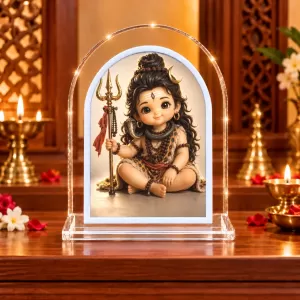 Lord Shiva L Shape Acrylic Showpiece 3 X 3.5 Inch For Home, Office And Car (F177179) Lord Shiva L Shape Acrylic Showpiece 3 X 3.5 Inch For Home, Office And Car (F177179)