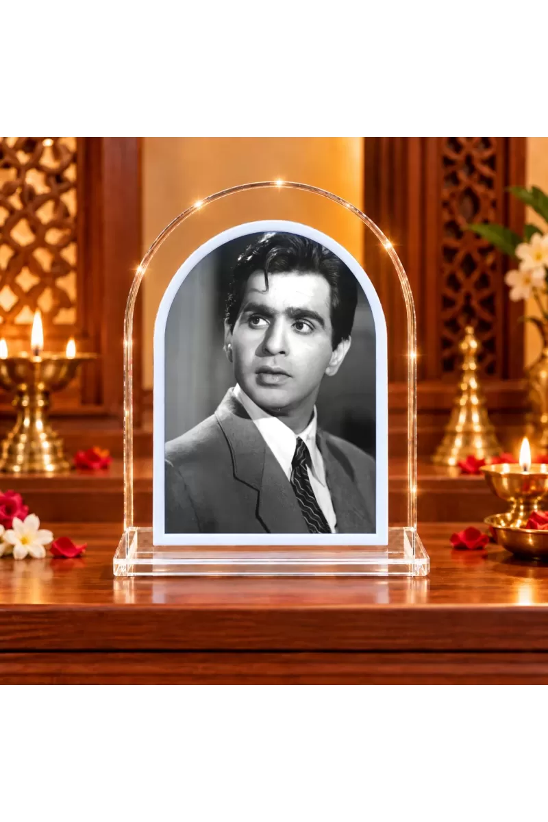 Dilip Kumar L Shape Acrylic Showpiece 3 X 3.5 Inch For Home, Office And Car (F177190)