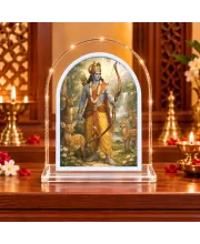 Lord Rama L Shape Acrylic Showpiece 3 X 3.5 Inch For Home, Office And Car (F177196)