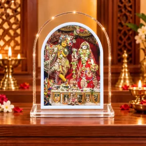 Radha Krishna L Shape Acrylic Showpiece 3 X 3.5 Inch For Home, Office And Car (F177197) Radha Krishna L Shape Acrylic Showpiece 3 X 3.5 Inch For Home, Office And Car (F177197)