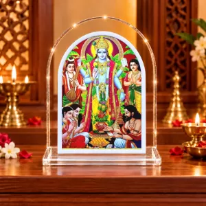 Lord Vishnu L Shape Acrylic Showpiece 3 X 3.5 Inch For Home, Office And Car (F177209) Lord Vishnu L Shape Acrylic Showpiece 3 X 3.5 Inch For Home, Office And Car (F177209)