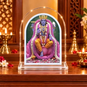 Lord Vishnu L Shape Acrylic Showpiece 3 X 3.5 Inch For Home, Office And Car (F177217) Lord Vishnu L Shape Acrylic Showpiece 3 X 3.5 Inch For Home, Office And Car (F177217)