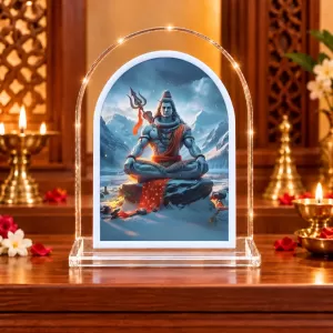 Lord Shiva L Shape Acrylic Showpiece 3 X 3.5 Inch For Home, Office And Car (F177218) Lord Shiva L Shape Acrylic Showpiece 3 X 3.5 Inch For Home, Office And Car (F177218)