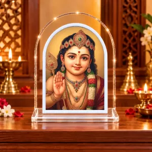 Lord L Shape Acrylic Showpiece 3 X 3.5 Inch For Home, Office And Car (F177219)