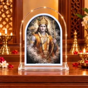 Lord Rama L Shape Acrylic Showpiece 3 X 3.5 Inch For Home, Office And Car (F177221) Lord Rama L Shape Acrylic Showpiece 3 X 3.5 Inch For Home, Office And Car (F177221)