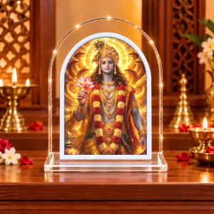 Lord Vishnu L Shape Acrylic Showpiece 3 X 3.5 Inch For Home, Office And Car (F177229) Lord Vishnu L Shape Acrylic Showpiece 3 X 3.5 Inch For Home, Office And Car (F177229)