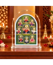 Navadurga L Shape Acrylic Showpiece 3 X 3.5 Inch For Home, Office And Car (F177439)