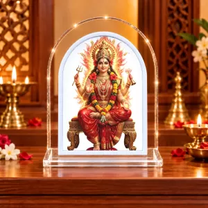 Devi Durga L Shape Acrylic Showpiece 3 X 3.5 Inch For Home, Office And Car (F177442) Devi Durga L Shape Acrylic Showpiece 3 X 3.5 Inch For Home, Office And Car (F177442)