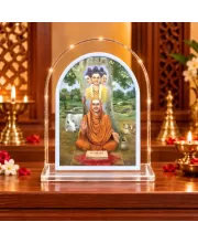 Duttaguru L Shape Acrylic Showpiece 3 X 3.5 Inch For Home, Office And Car (F177451)