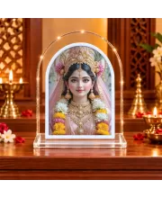 Radha Rani L Shape Acrylic Showpiece 3 X 3.5 Inch For Home, Office And Car (F177460)