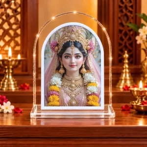 Radha Rani L Shape Acrylic Showpiece 3 X 3.5 Inch For Home, Office And Car (F177460) Radha Rani L Shape Acrylic Showpiece 3 X 3.5 Inch For Home, Office And Car (F177460)