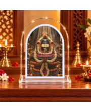Shiva Lingam L Shape Acrylic Showpiece 3 X 3.5 Inch For Home, Office And Car (F177466)