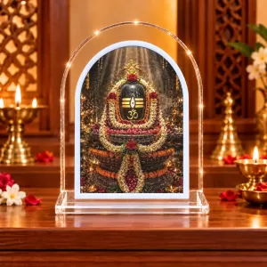 Shiva Lingam L Shape Acrylic Showpiece 3 X 3.5 Inch For Home, Office And Car (F177466) Shiva Lingam L Shape Acrylic Showpiece 3 X 3.5 Inch For Home, Office And Car (F177466)