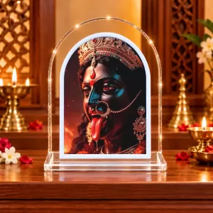 Goddess Kali L Shape Acrylic Showpiece 3 X 3.5 Inch For Home, Office And Car (F177481) Goddess Kali L Shape Acrylic Showpiece 3 X 3.5 Inch For Home, Office And Car (F177481)
